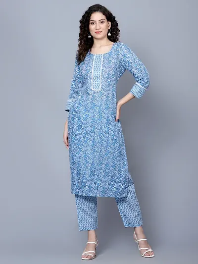 Stylish Rayon A-Line Kurta Bottom Set For Women