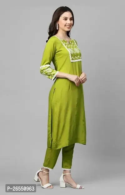 Classic Cotton Printed Kurta, Bottom and Dupatta Set for Women-thumb2