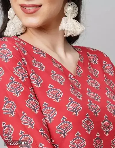 Classic Rayon Printed Kurta, Bottom and Dupatta Set for Women-thumb2