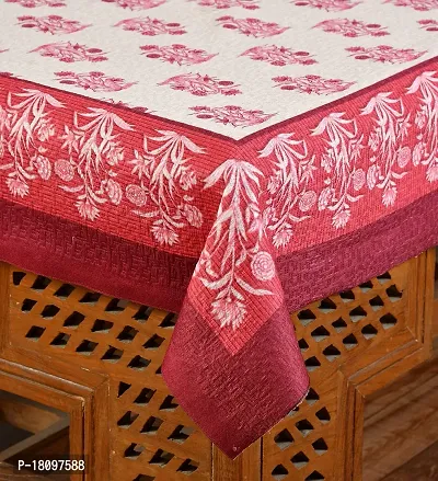 KREEVA Table Cloth ;Harmony (RED); RECTAGULAR; 8 Seater-thumb3