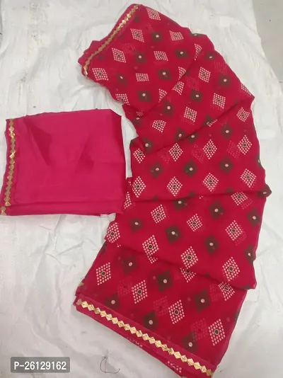 Classic Georgeete Partywear Saree Blouse Piece