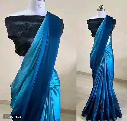 Classic Georgette Partywear Saree With Blouse Piece For Women