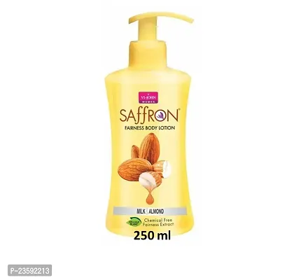 Saffron Fairness Body Lotion Milk  almond 250ml Fairness Extract