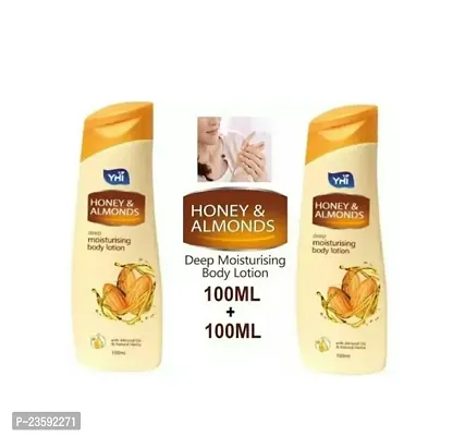 Yash Honey almond Body Lotion Deep Moisturizing Lotion Each 100ml (Pack of 2p) body lotions