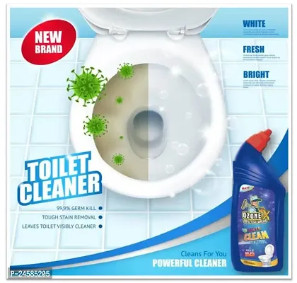 Liquid Toilet Cleaner - 500ml x 2 Advanced Thicker Formula | Removes Toughest Stains | Provides Long Lasting freshness OZONEX Toilet Cleaner-thumb2