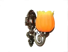 ONECYA Royal Fancy Uplight Antique Bronze ,Wall Lamp Orange (Yellow)-thumb2