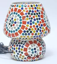 RK Lighting House Mashroom Dome Shaped B22 Holder Table Lamp (Multicolour)-thumb3