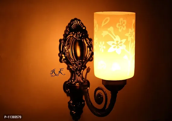 ONECYA Royal Fancy Uplight Antique Bronze ,Wall Lamp White-thumb0