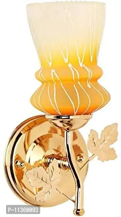 Glow Royal Fancy 40W Wall Lamp, Yellow, Round (Orange)-thumb0