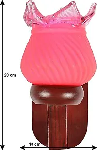 RK Lighting House Wooden Wall Hanging Lamp for Home Decoration (Pink, 5 To 80 Watt)(Electric)-thumb2