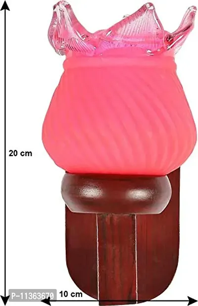 RK Lighting House Wooden Wall Hanging Lamp for Home Decoration (Pink, 5 To 80 Watt)(Electric)-thumb3