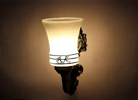 ONECYA Royal Fancy Uplight Antique Bronze ,Wall Lamp White-thumb1