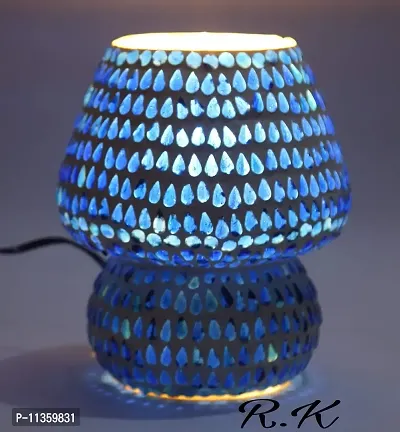 RK Glass Table Lamp (Blue) Pack of 1