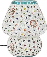 RK Lighting House Table Lamp, Mashroom , Dome Shapped B22 Holder Table lamp (White g, 4)-thumb3