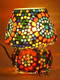 RK Lighting House Mashroom Dome Shaped B22 Holder Table Lamp (Multicolour)-thumb1