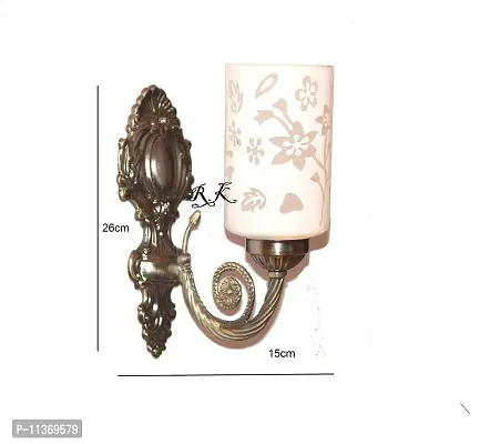 ONECYA Royal Fancy Uplight Antique Bronze ,Wall Lamp White-thumb2