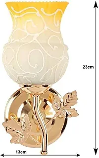 Glow Royal Fancy 40W Wall Lamp, Yellow, Round (Yellow)-thumb2