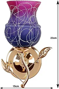 Glow Royal Fancy Decorative Wall Lamp with Unique Stylish Fitting and All Fitting & Fixture (Purple)-thumb1