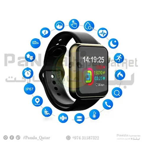 Smart Watches  T500 Smartwatch Touch Screen Smart Fitness Band Watch with Heart Rate Activity Tracker Waterproof Body  Smart Watch(Black) Name:  T500 Smartwatch Touch Screen Smart Fitne