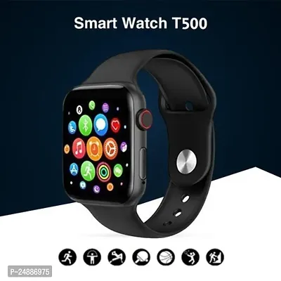 Smart Watches  T500 Smartwatch Touch Screen Smart Fitness Band Watch with Heart Rate Activity Tracker Waterproof Body  Smart Watch(Black) Name:  T500 Smartwatch Touch Screen Smart Fitne-thumb2