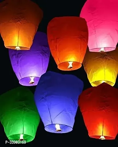 Make A Wish High Flying Sky Lantern Pack Of 10-thumb2