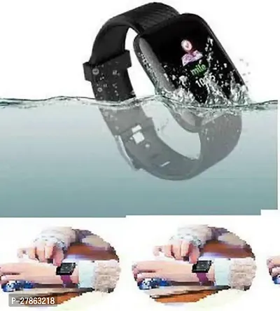 NEW GADGET ID116 Smartwatch  (Black Strap, Free Size)-thumb0