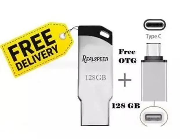 128 GB Pen Drive 128GB Pendrive High Speed 128 GB Flash Storage Pen Drive For Laptop And Computers