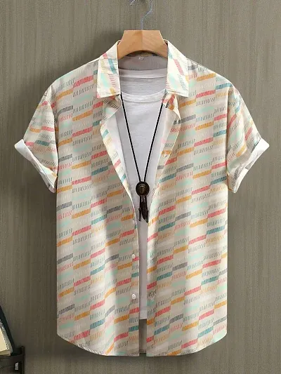 New Launched Polyester Spandex Short Sleeves Casual Shirt 