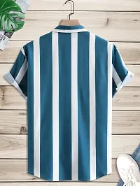 Stylish Lycra Short Sleeve Shirt For Men-thumb1