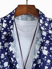 Trendy Lycra Printed Short Sleeves Casual Shirt For Men-thumb1