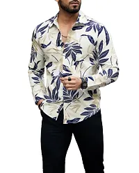 Classic Polyester Spandex Long Sleeves Printed For Men-thumb1