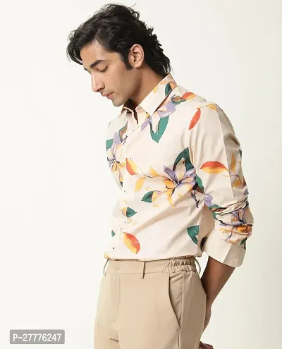 Fancy Lycra Printed Casual Shirts For Men-thumb3