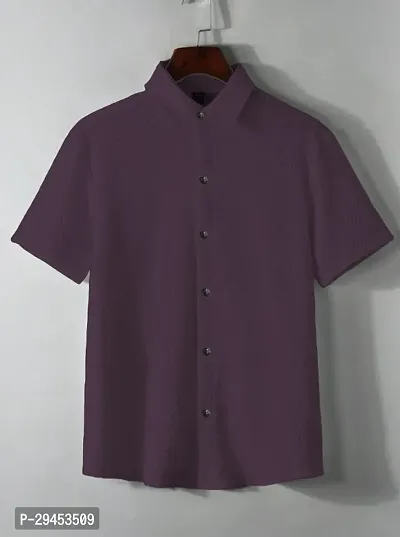 Fancy Cotton Solid Casual Shirts For Men