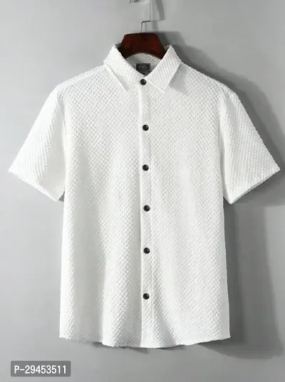 Fancy Cotton Solid Casual Shirts For Men-thumb0