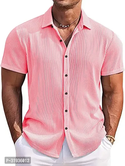 Men Short Sleeve Casual Shirt-thumb0