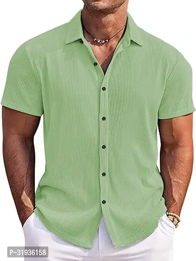 Men Short Sleeve Casual Shirt