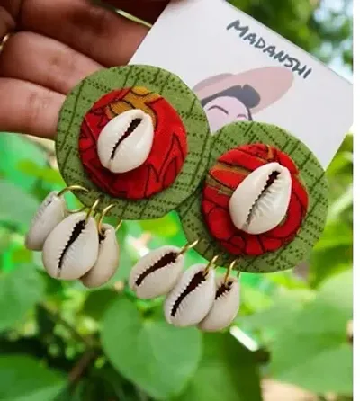 Trendy Fabric Drop Earrings For Women