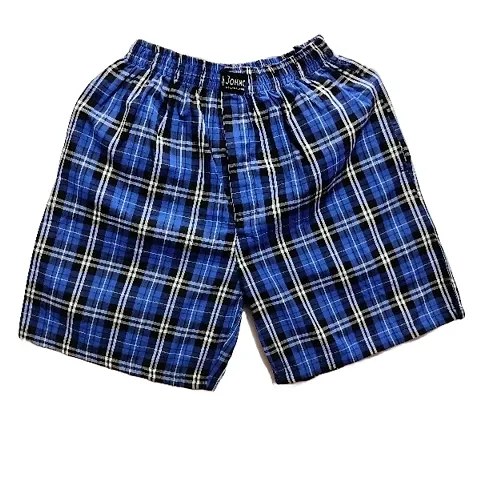 Pretty Multicolored Men Cotton Checked Boxer