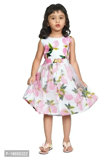 Stylish Cotton Floral Printed Kids Girl Frocks