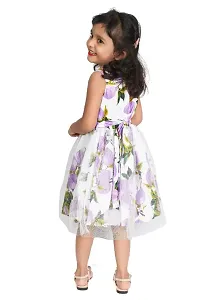 Stylish Cotton Floral Printed Kids Girl Frocks-thumb2