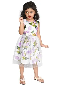 Stylish Cotton Floral Printed Kids Girl Frocks-thumb3