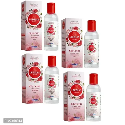 Leeglys Gleycrin Rose Water Pack of 4