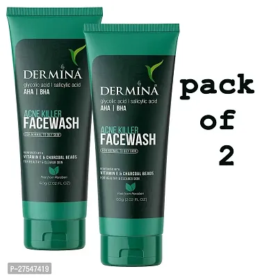 Dermina Facewash acne Killer Pack of 2