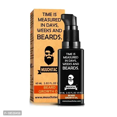 Muuchstac Herbal Beard Growth Oil for Men (60 ml)