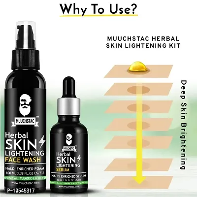 Muuchstac Skin Lightening Face Wash (100 ml) with Face Serum (30 ml)-thumb2