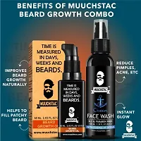 Muuchstac Beard Growth Oil (60 ml) with Ocean Face Wash (100 ml)-thumb4