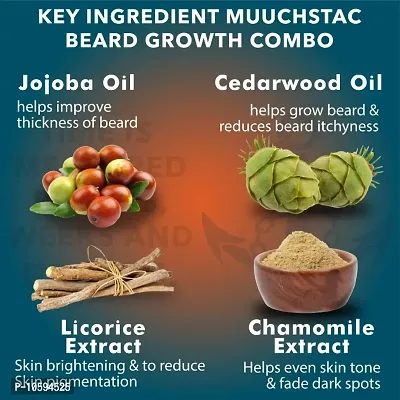 Muuchstac Beard Growth Oil (60 ml) with Ocean Face Wash (100 ml)-thumb4