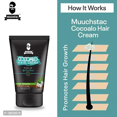 Muuchstac Cocoalo Hair Cream for Hair Styling (80 g)-thumb4