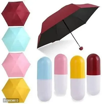 Portable Mini Umbrella for Women Pocket Umbrella for Men Capsule Umbrella for Kids Bottle Umbrella for Sun Protection Sun Umbrella for Women Big Umbrella for Rain multicolor-thumb0