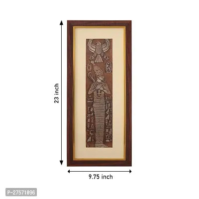 Egyptian King Pharaoh Goddess Nekhbet Embossed Foil Painting-thumb3